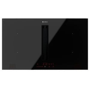 Plita inductie incorporabila cu hota integrata GLOBALO Plantis 90.1 Black / Neagra, hota 638 mc/h, 80cm, 4 zone de gatit, Functie de combinare a zonelor, Clasa A++, 9 niveluri putere, Control Tactil, Temporizator Blocare pentru copii, Neagra