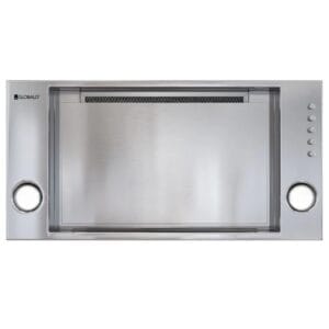 Hota incorporabila Globalo Retio 60.2 Inox, clasa energetica B, latime 52, adancime 25 cm, silentioasa, 48 dB, control manual, interval de viteza 3, randament maxim 525 m3/h